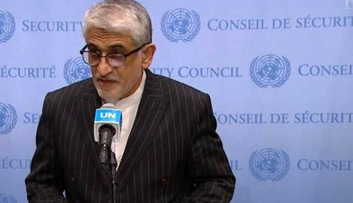 سفیر ایران در سازمان ملل: ارسال پهپاد به روسیه برای جنگ اوکراین را رد می‌کنیم