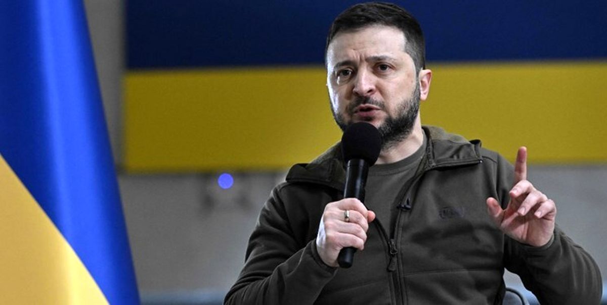 زلنسکی: ادامه حضور بیشتر روسیه در اوکراین برای مسکو دردسرساز می‌شود