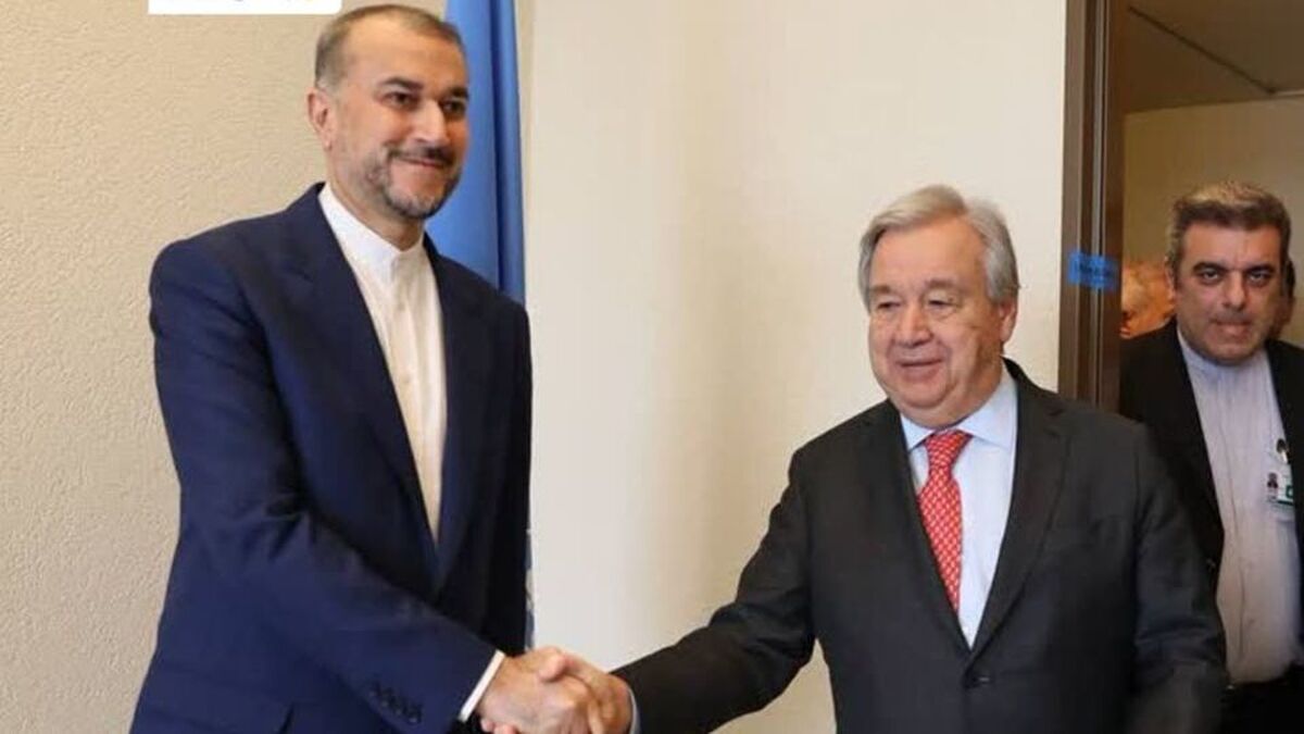 امیرعبداللهیان در گفتگوی تلفنی با گوترش: بدلیل ناکارآمدی شورای امنیت تنها گزینه‌ای که باقی ماند دفاع مشروع از خود و تنبیه اسرائیل بود