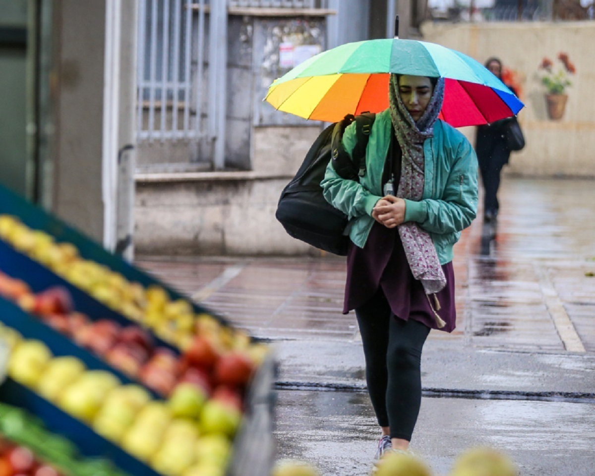 پیش‌بینی بارش باران در تهران و ۲۶ استان دیگر