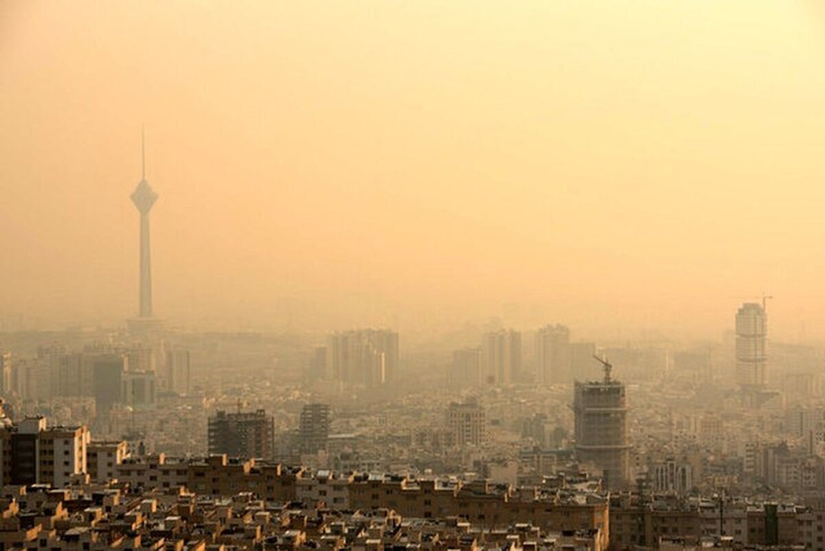 کیفیت هوای تهران، صبح روز ۱۲ دی