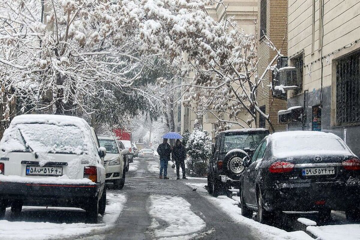 بارش برف و باران در این استان‌ها