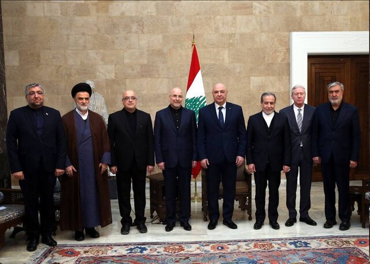 دیدار هیات جمهوری اسلامی ایران با رئیس‌جمهور لبنان
