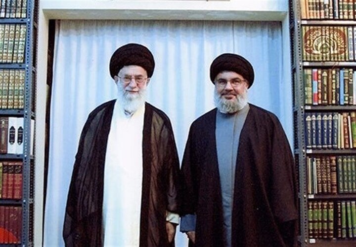 قرائت پیام مقام معظم رهبری در مراسم تشییع سیدحسن نصرالله
