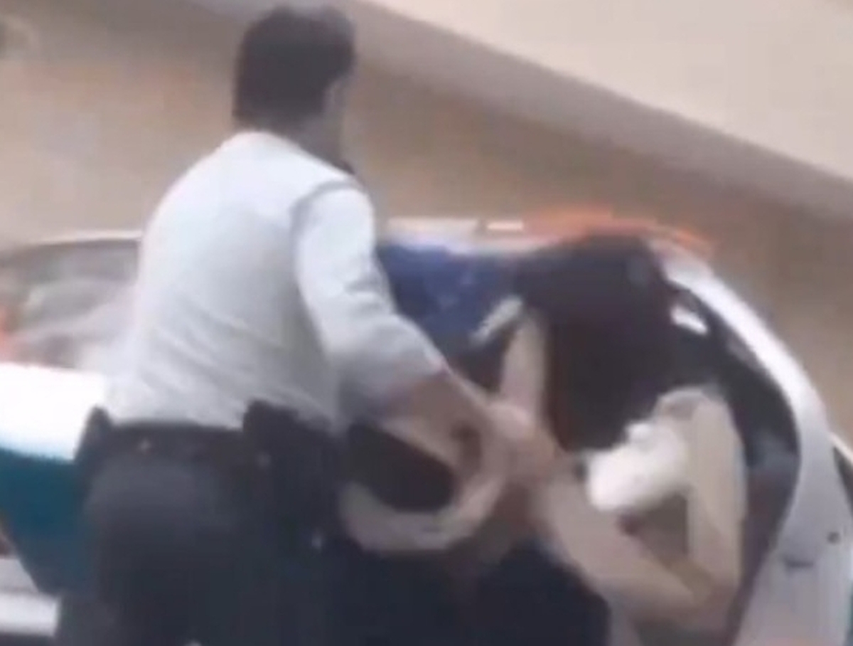 پلیس: خانمی که فیلم دستگیری‌اش منتشر شده به قانون و حکم بازداشت تمکین کنند/ مامور خاطی بازداشت شد