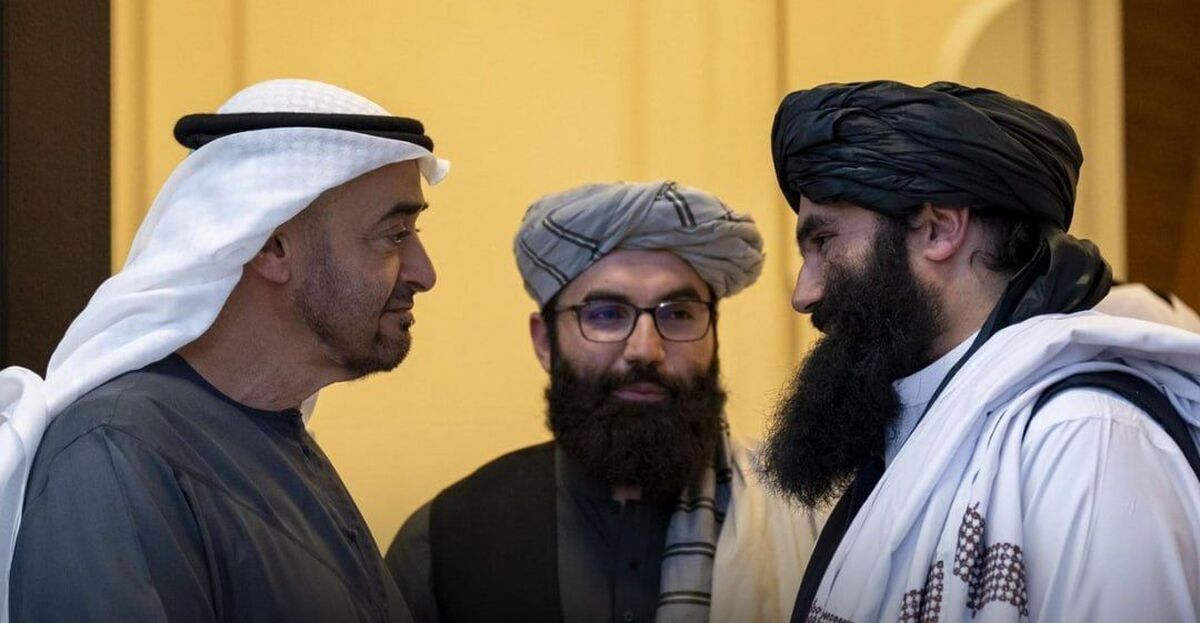 سراج‌الدین حقانی با رئیس امارات متحده عربی دیدار کرد
