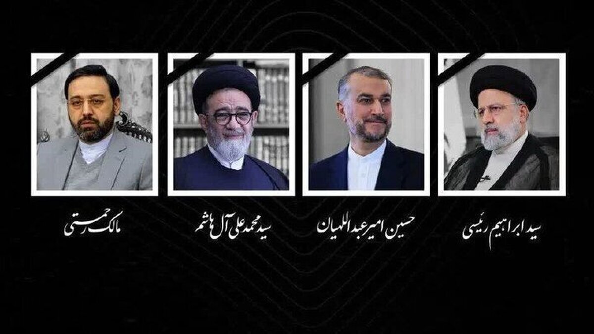 تصاویری از مقامات نظامی و سیاسی در خیابا‌ن‌های تهران جهت تشییع پیکر ابراهیم رئیسی و همراهان
