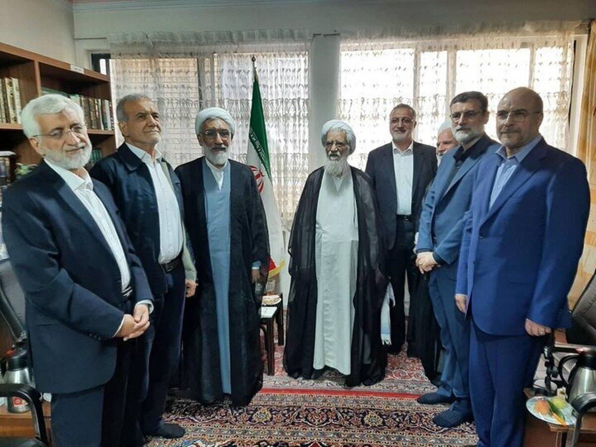 نامزدهای ریاست‌جمهوری با رئیس مجلس خبرگان رهبری دیدار کردند