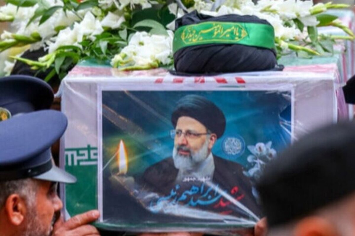 عکس؛ وزرای دولت سیزدهم در مراسم تدفین رئیس‌جمهور شهید