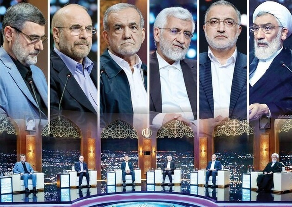 حمله قالیباف به ظریف: مشاور پزشکیان می‌گوید قانون هسته‌ای مجلس جلوی احیای برجام را گرفته/ پزشکیان: برجام برای همان دولتی است که این‌ها می‌گویند دولت بدی است/ پورمحمدی: جلیلی معاون من را خواست و گفت می‌خواهید با انجمن های مردم نهاد در ایران انقلاب مخملی کنید؟ / جلیلی: پورمحمدی خواب نما شده/  پزشکیان: چهار نفر در مقابل یک نفر واقعا جای بحث دارد؛ امیدوارم این اقایان دیگر تا اخر بمانند