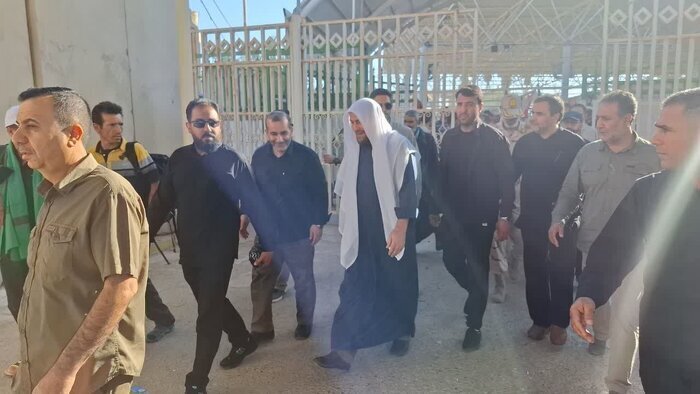 عکس؛ سید حسن خمینی از این مرز عبور کرد