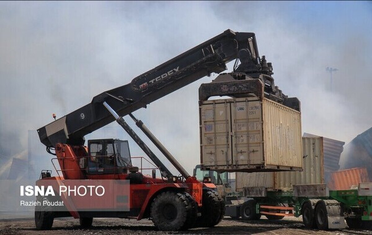 انتقال نیمی از کانتینرهای آسیب‌دیده در بندر شهید رجایی