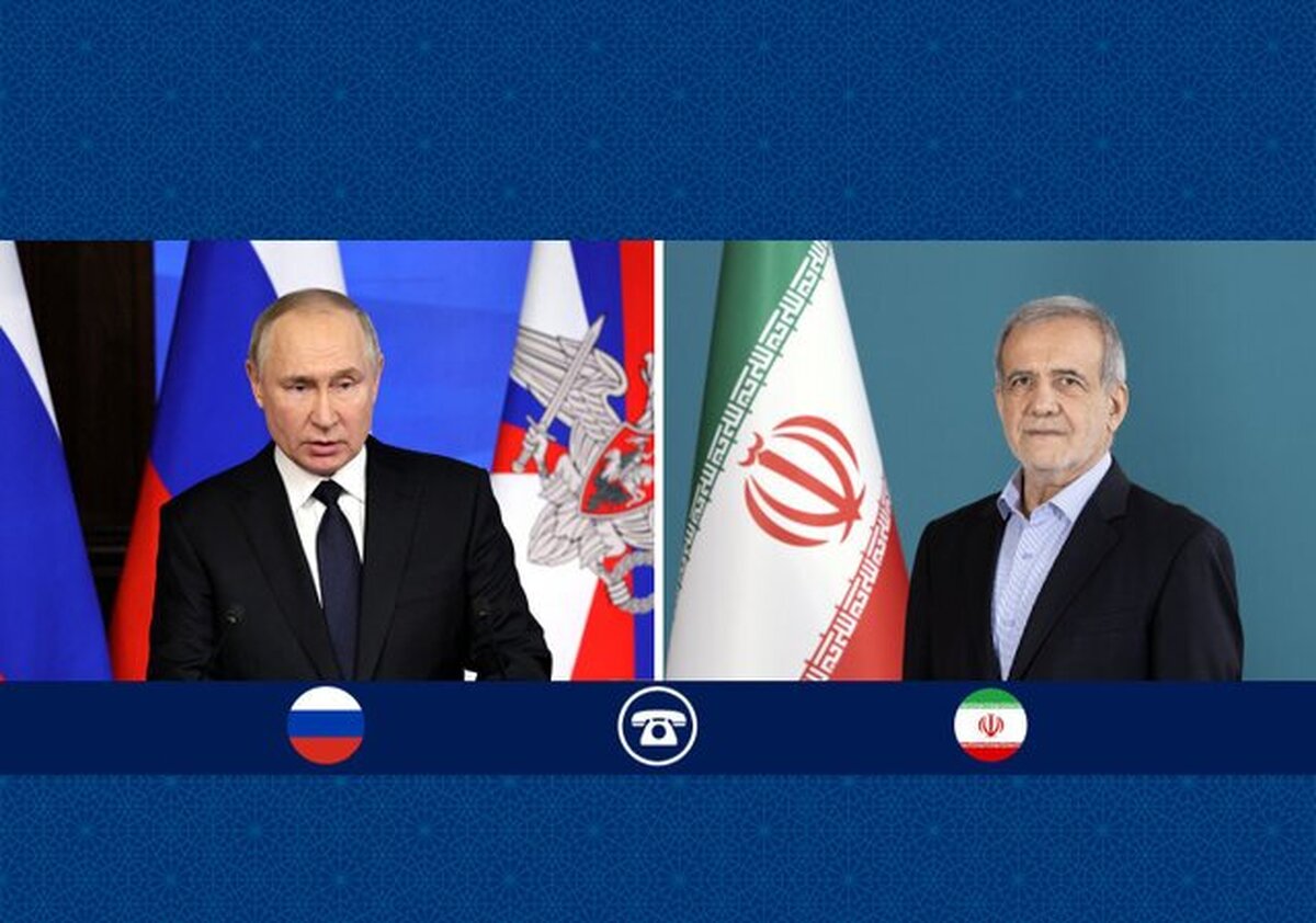 گفت‌وگوی تلفنی پزشکیان و پوتین درباره حمله اسرائیل به ایران