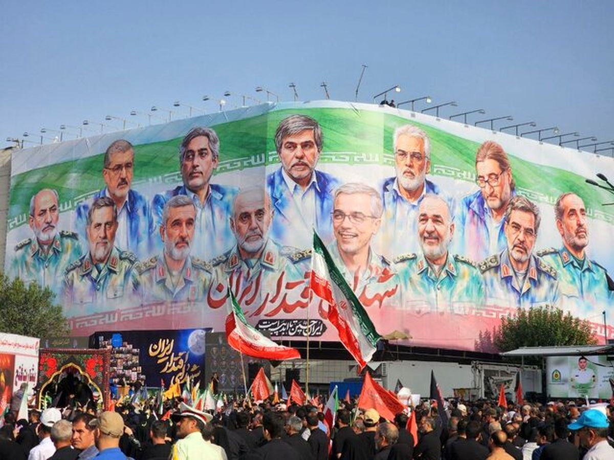 ویدیو؛ گزارش شبکه «المیادین» از مراسم تشییع «شهدای اقتدار» در تهران