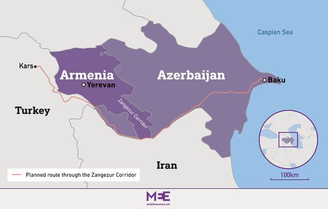 توافق ارمنستان و آذربایجان و راه‌اندازی کریدور زنگزور (مسیر ترامپ)؛ هشدار مشاور سیاسی پزشکیان