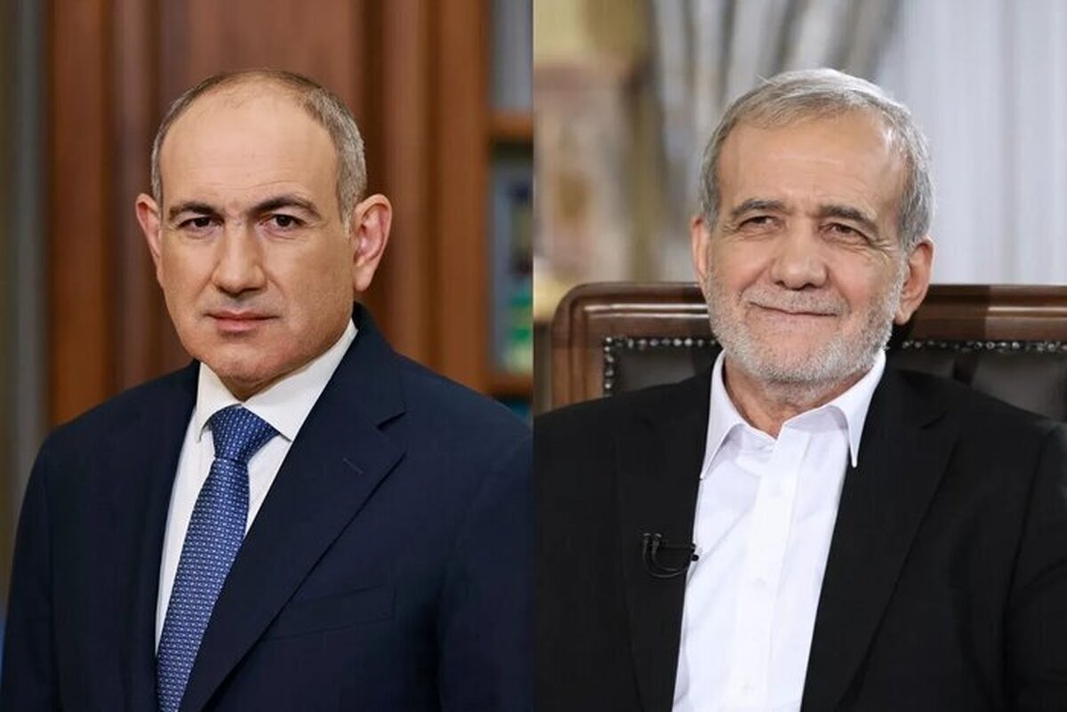 گفت‌وگوی تلفنی پزشکیان و پاشینیان؛  ارائه نتایج مذاکرات اخیر ارمنستان و جمهوری آذربایجان در واشنگتن به تهران