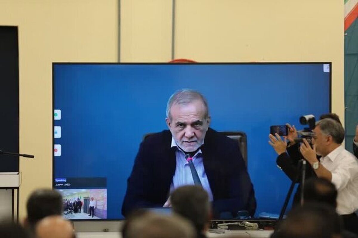 پالایشگاه NGL۳۱۰۰ دهلران با فرمان پزشکیان به بهره‌برداری رسید