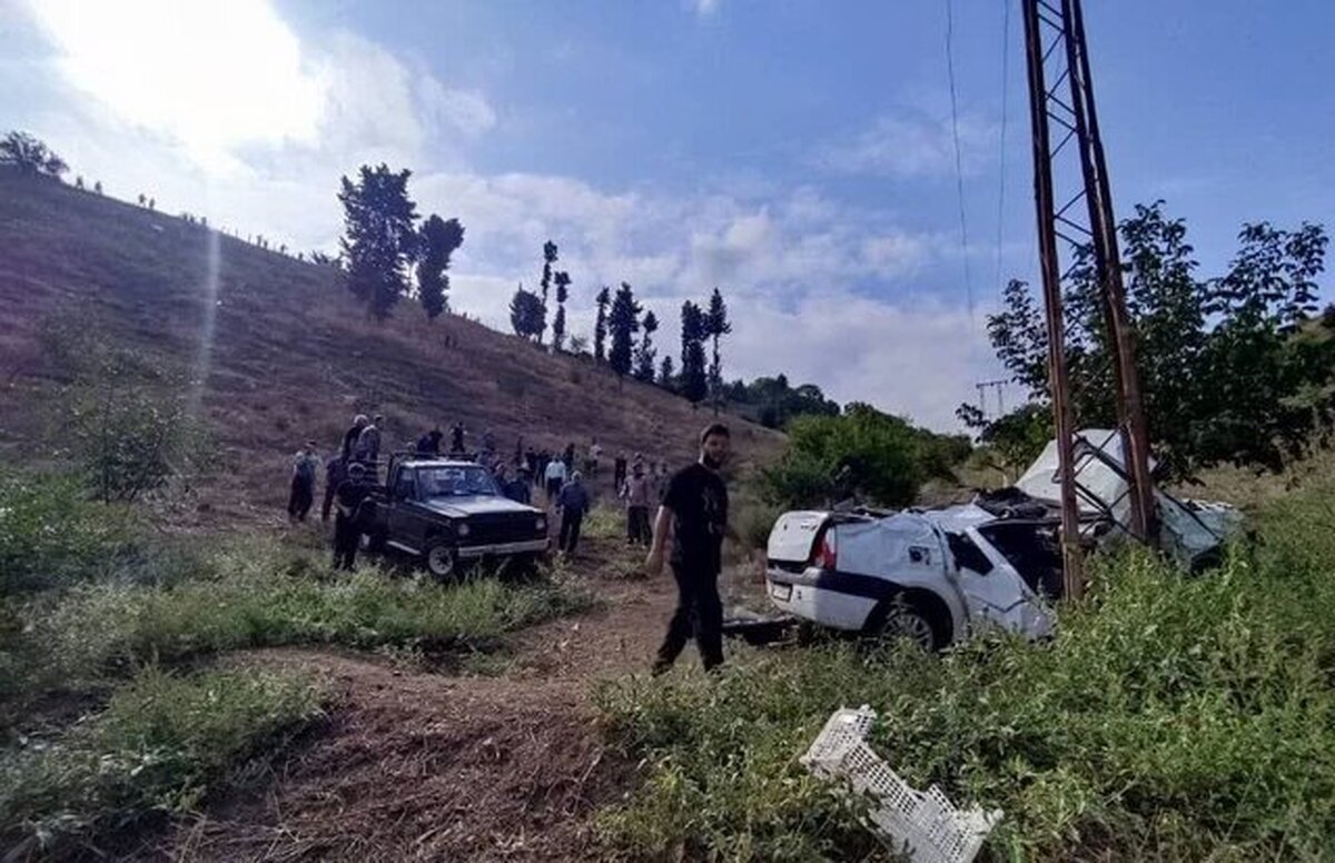 سقوط مرگبار یک دستگاه ال ۹۰ در رودبار