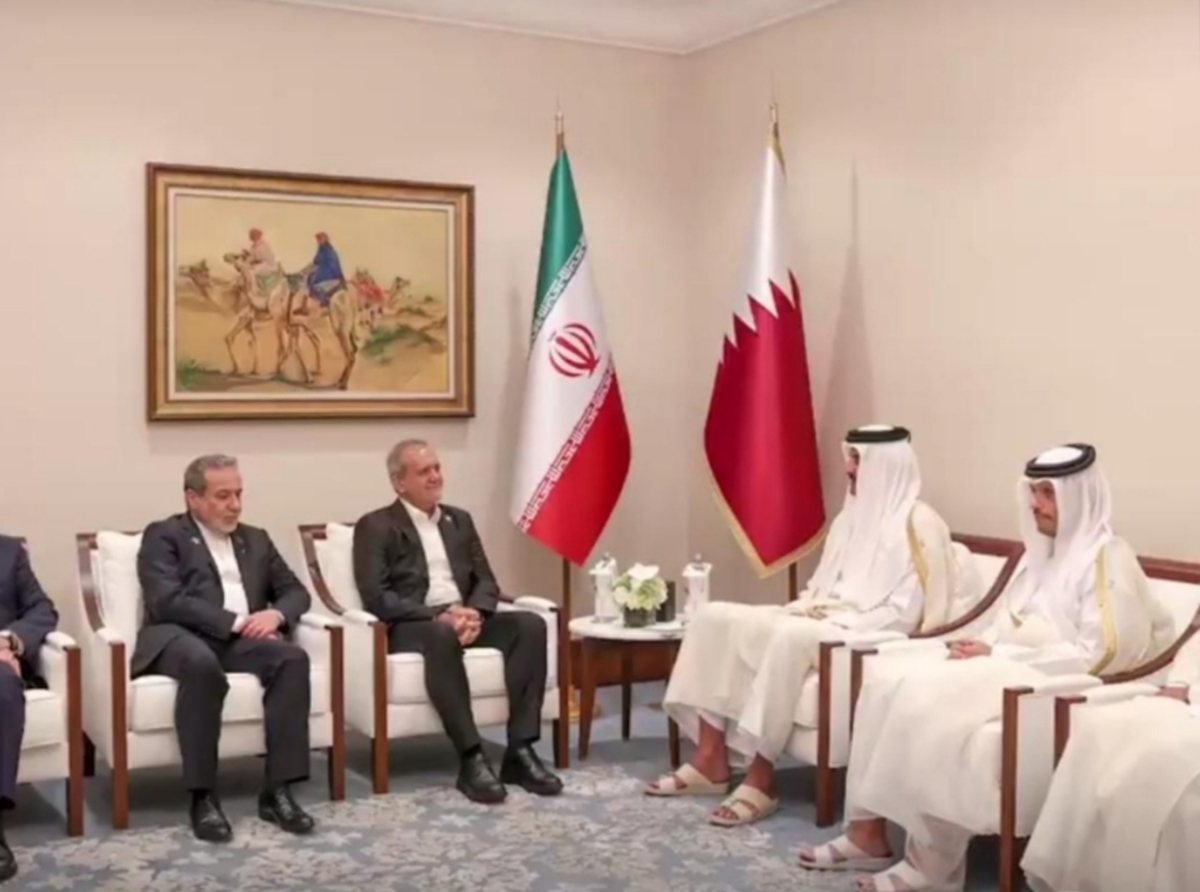 پزشکیان با امیر قطر دیدار کرد