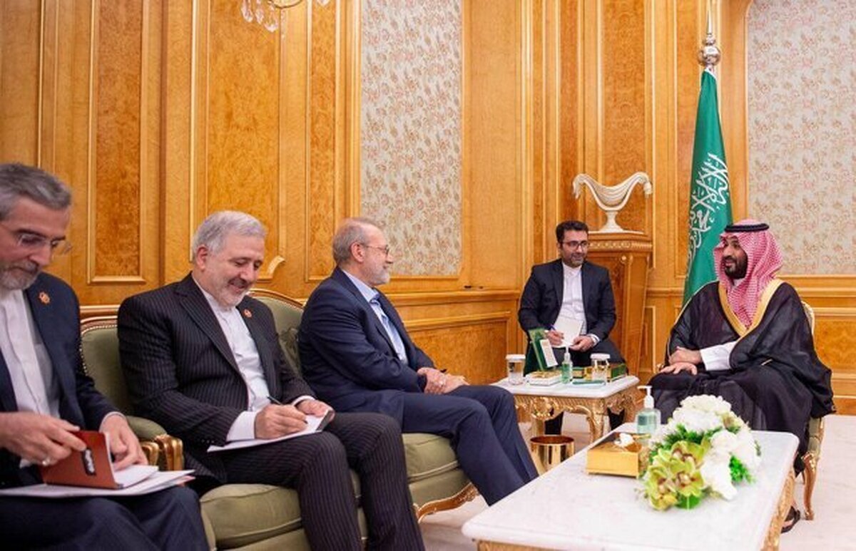 لاریجانی در ریاض با شاهزاده محمد بن سلمان دیدار کرد