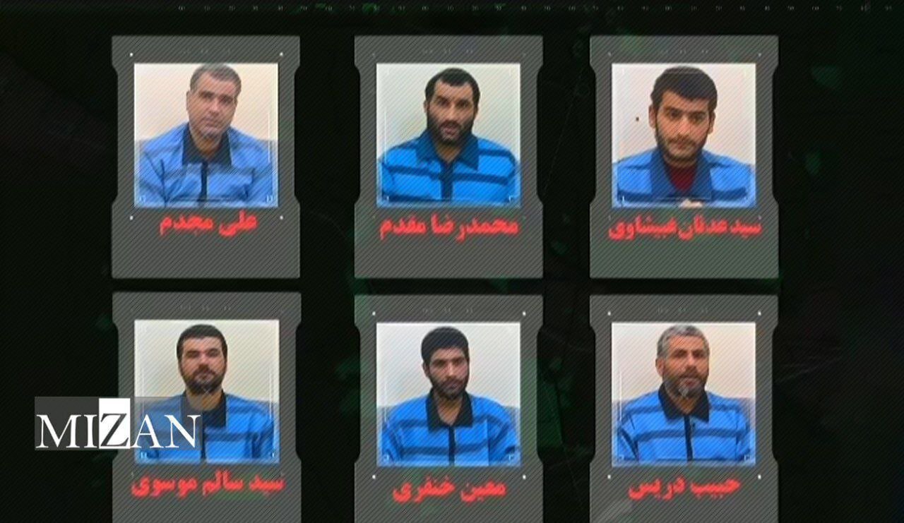 تصاویر ۶ تروریست که صبح امروز در خوزستان اعدام شدند