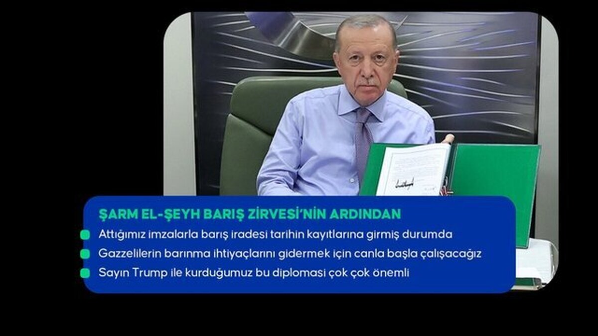 اردوغان: امیدوارم که جنگ در غزه اکنون پایان یافته باشد | رئیس‌جمهور آمریکا ناظر اصلی این موضوع خواهد بود | ترامپ هنگام عزیمت از شرم‌الشیخ گفت بیایید در روند صلح غزه از دیپلماسی تلفنی غافل نشویم | ما این دیپلماسی را با حساسیت ادامه خواهیم داد