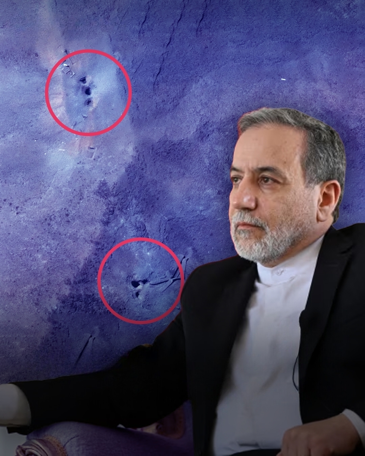 عراقچی: فعلا قصد نداریم اورانیوم ۶۰ درصدی را از «زیر آوار» خارج کنیم