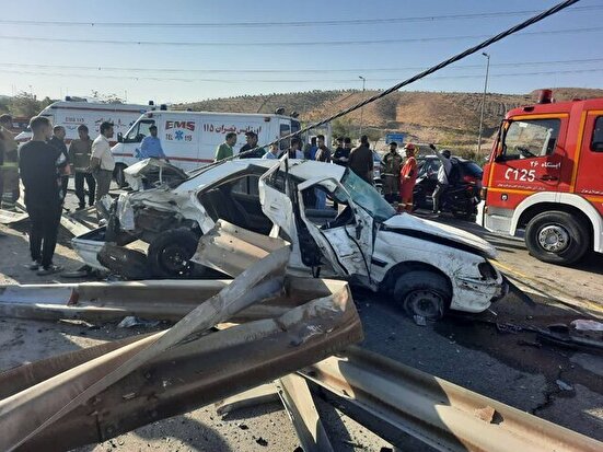 تصادف مرگبار در محور «بوئین‌زهرا-اشتهارد»