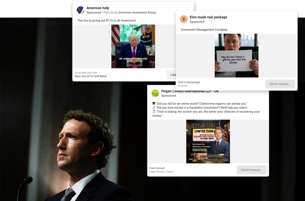 اسناد نشان می‌دهد که متا از طریق سیل تبلیغات جعلی، ثروت هنگفتی به دست می‌آورد.