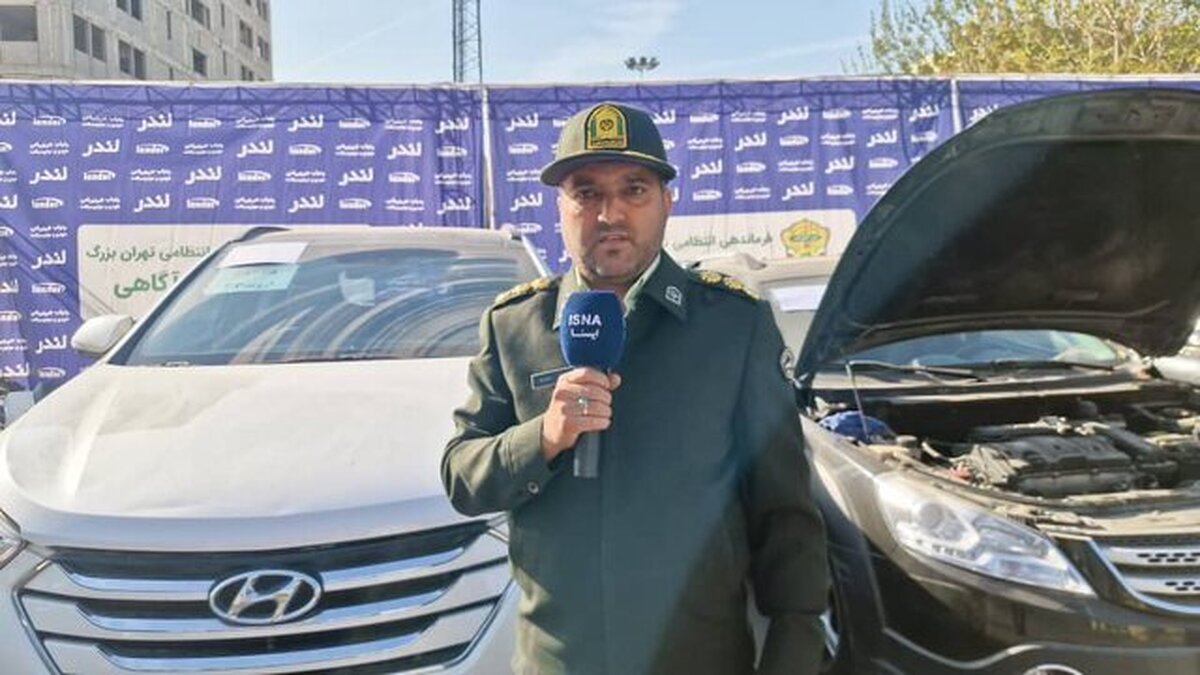 جعل پلاک «خودروی فروشی» در تهران؛  مالک خودرو دستگیر شد
