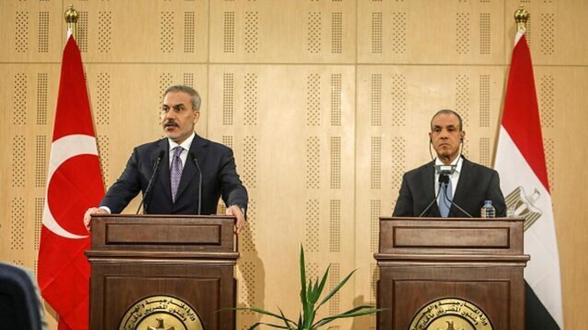 پیگیری توافق غزه؛ موضوع صحبت وزیر خارجه مصر با هاکان فیدان
