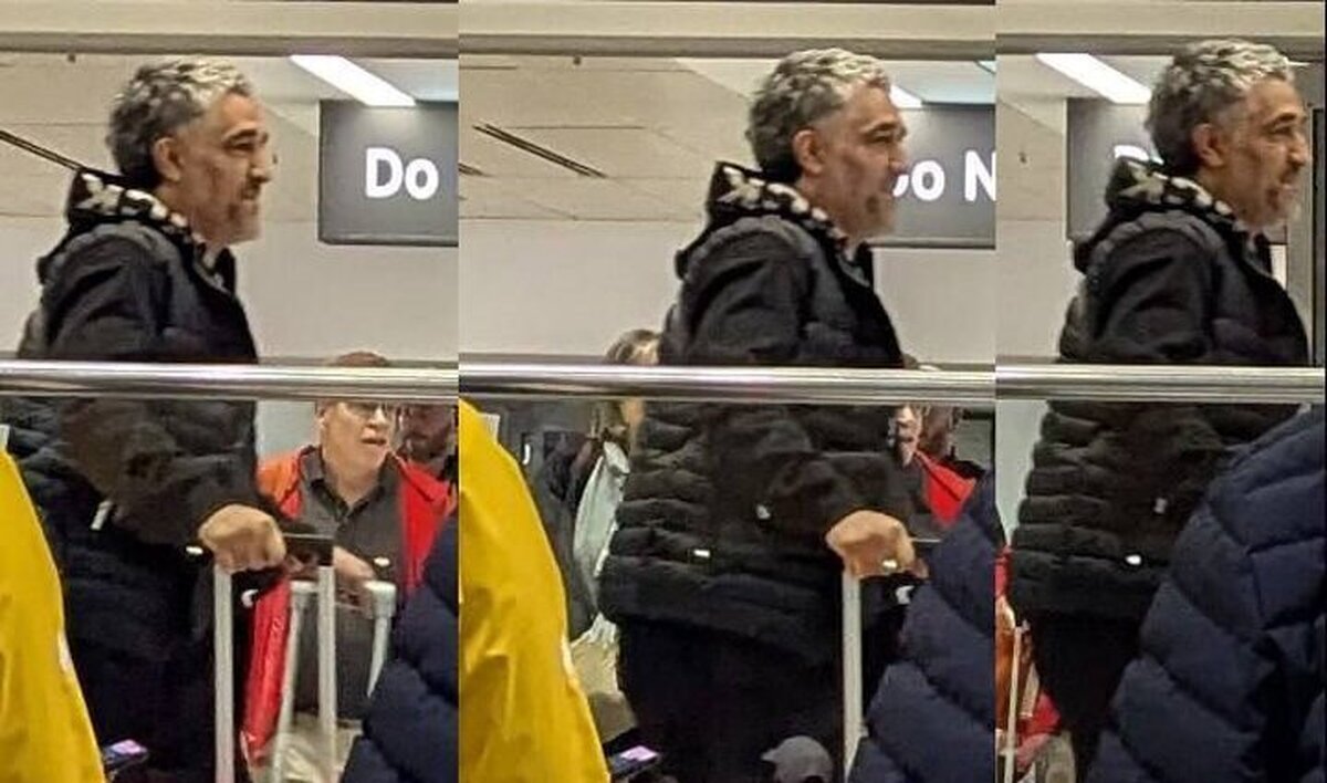 ویدیو؛ فیلمی واضح از پژمان جمشیدی در فرودگاه کانادا