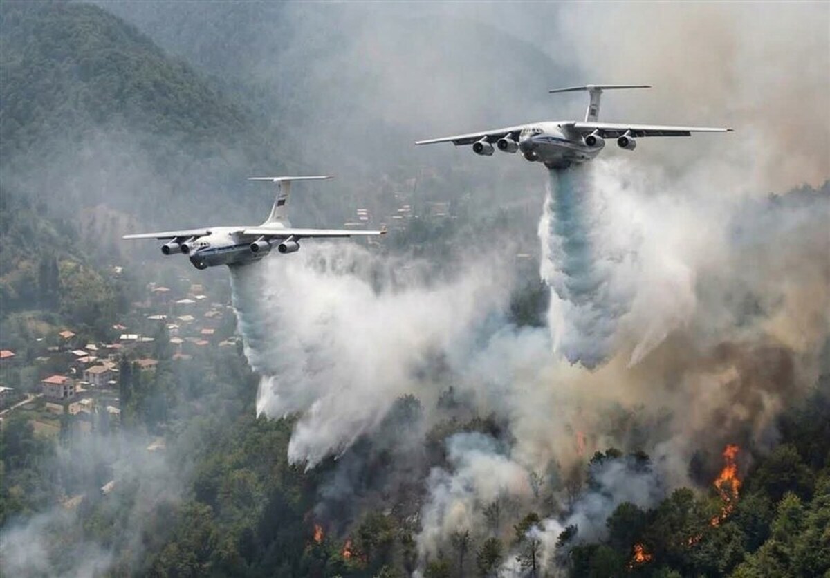 استاندار مازندران: آتش‌سوزی جنگل‌های الیت تا حد زیادی کنترل شد