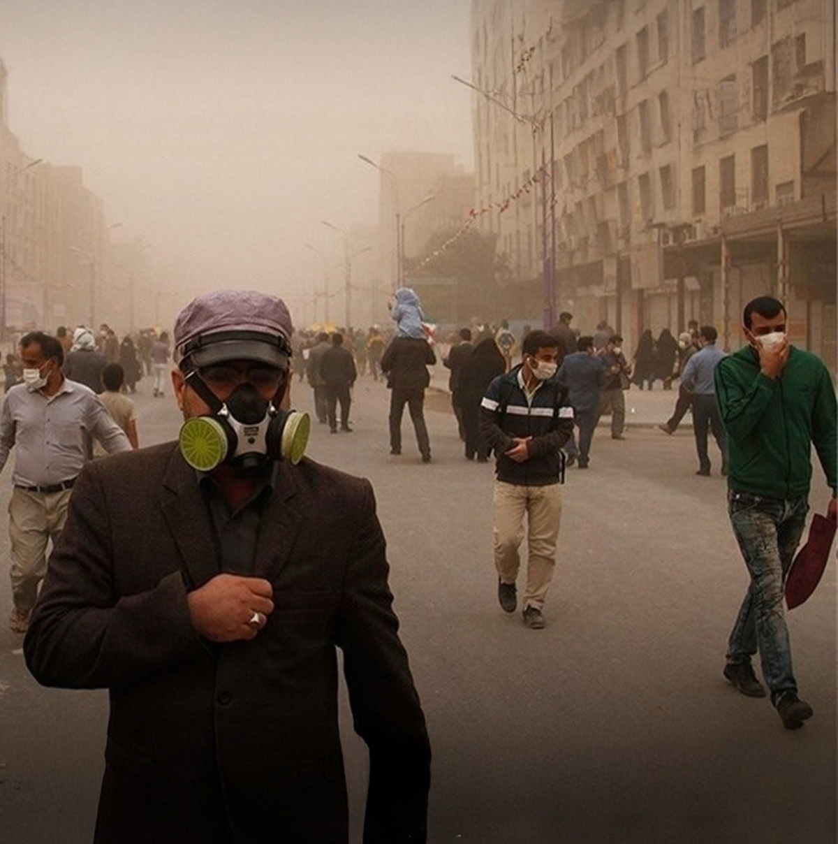 آلودگی هوا در تهران در یک هفته جان ۳۵۷ نفر را گرفت