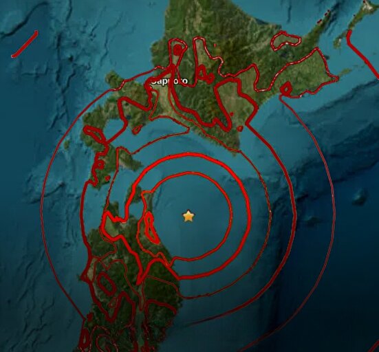 زلزله‌ای به بزرگی ۷.۶ در ژاپن و صدور هشدار سونامی