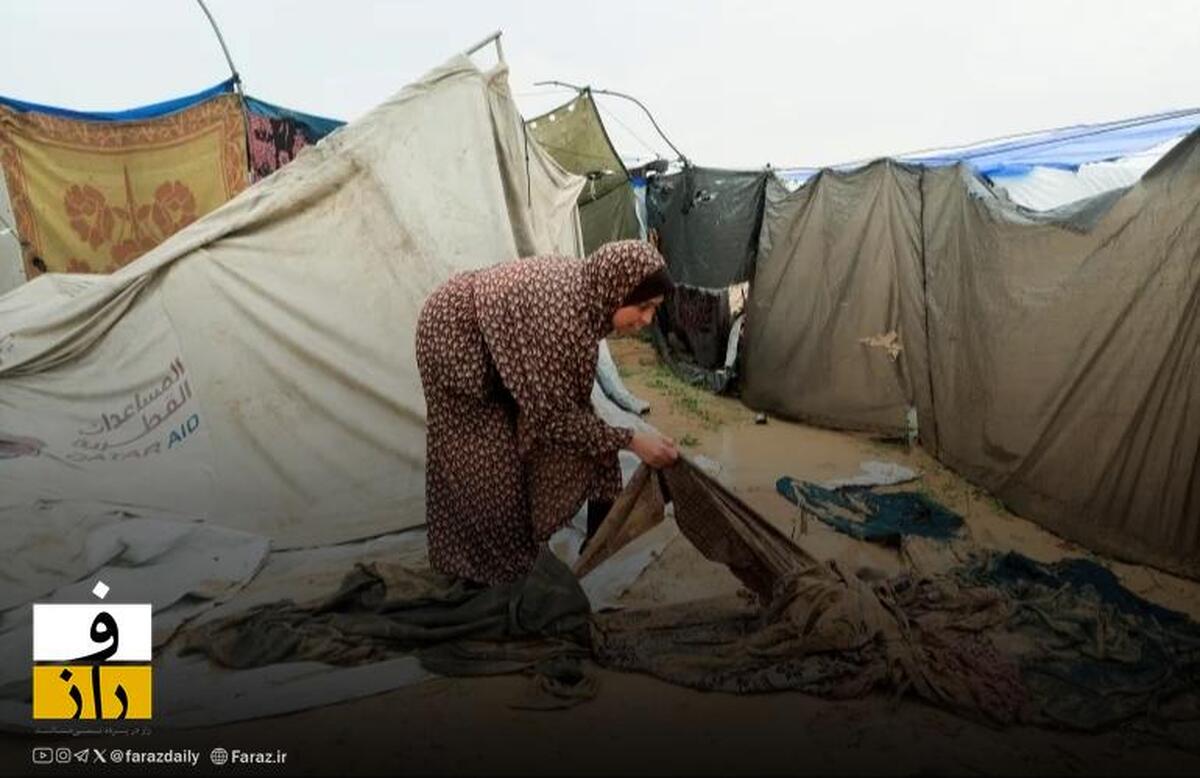 «چیزی برای ما باقی نمانده است»: دست‌کم ۱۴ نفر در طوفان غزه جان باختند