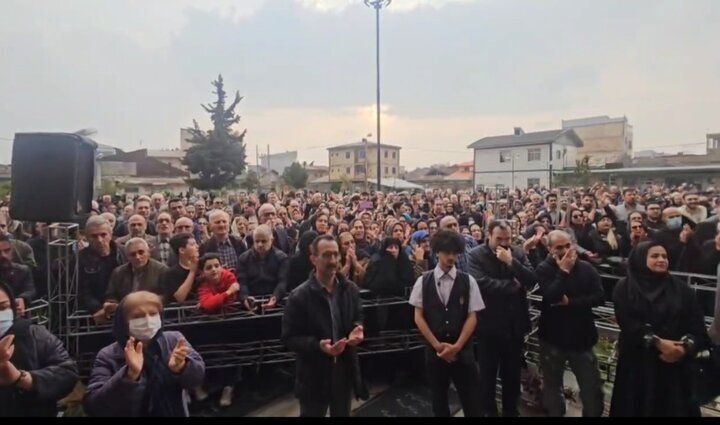 پیکر استاد «ناصر مسعودی» در جوار میرزا کوچک‌ خان آرام گرفت