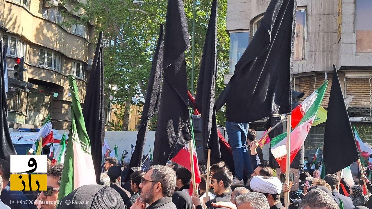 گزارش تصویری از مراسم سوگواری اربعین رهبر شهید