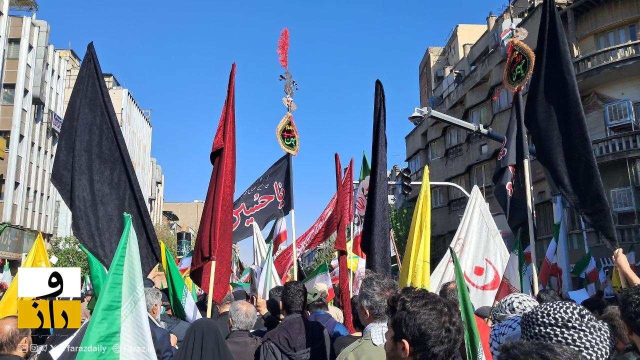 گزارش تصویری از مراسم سوگواری اربعین رهبر شهید