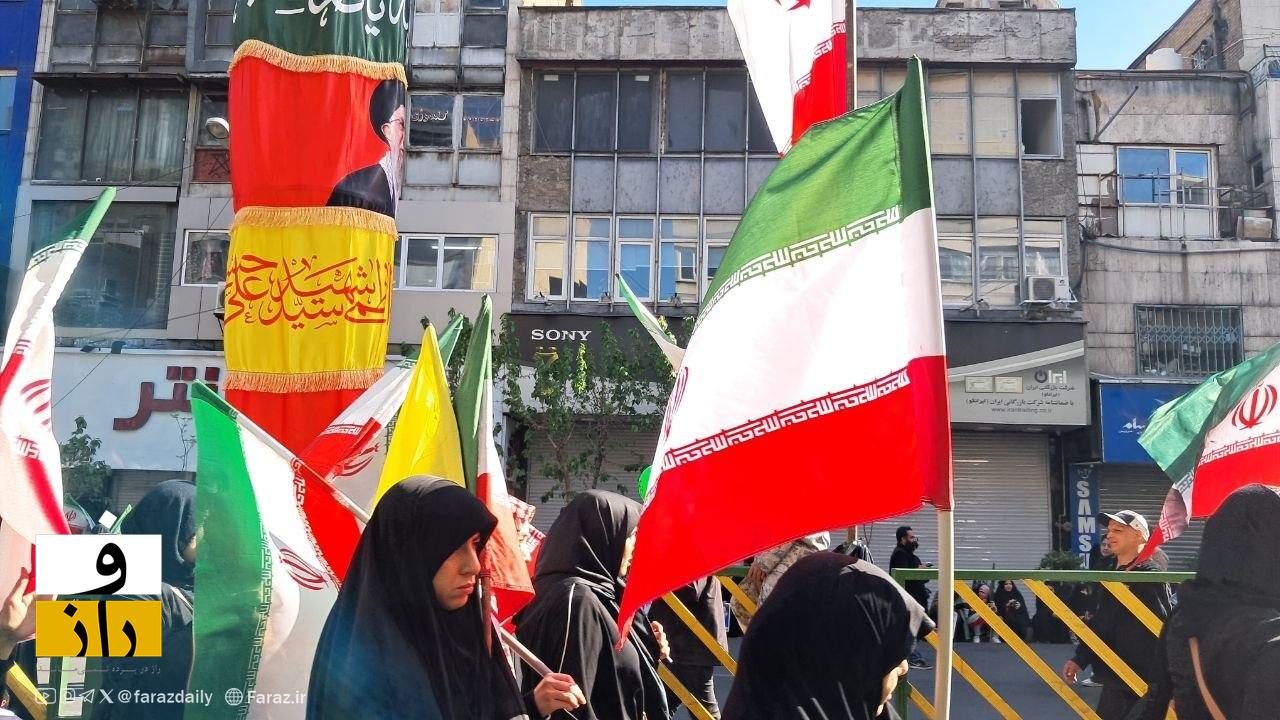 گزارش تصویری از مراسم سوگواری اربعین رهبر شهید