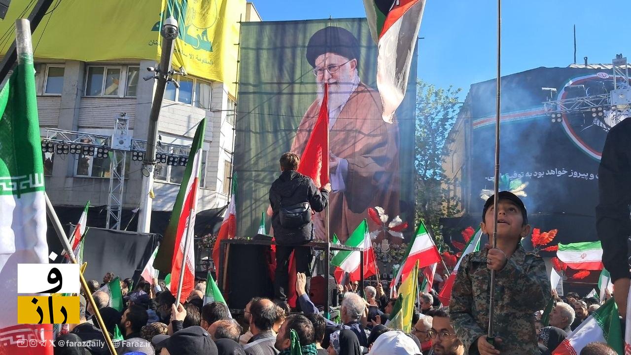 گزارش تصویری از مراسم سوگواری اربعین رهبر شهید