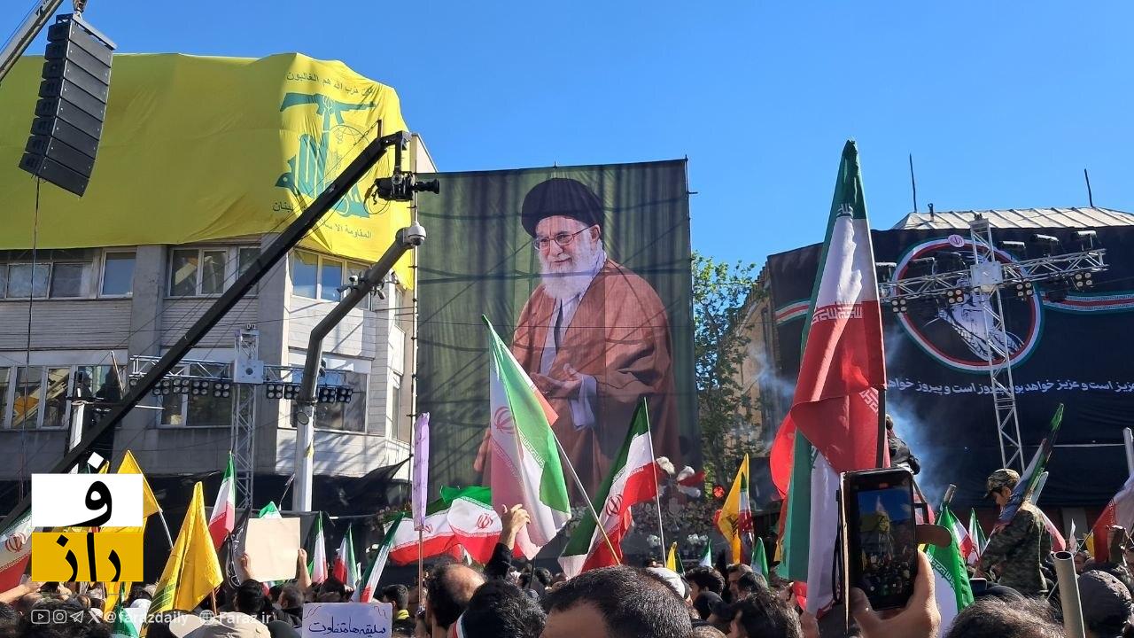 گزارش تصویری از مراسم سوگواری اربعین رهبر شهید
