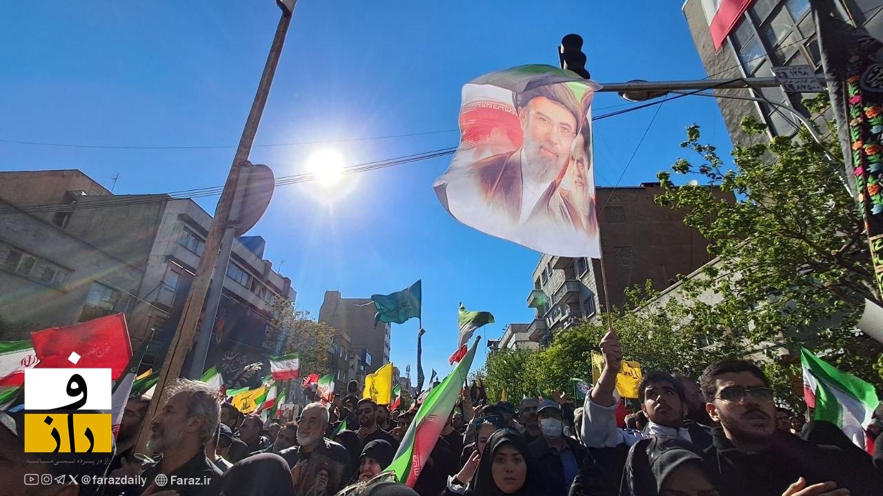 گزارش تصویری از مراسم سوگواری اربعین رهبر شهید