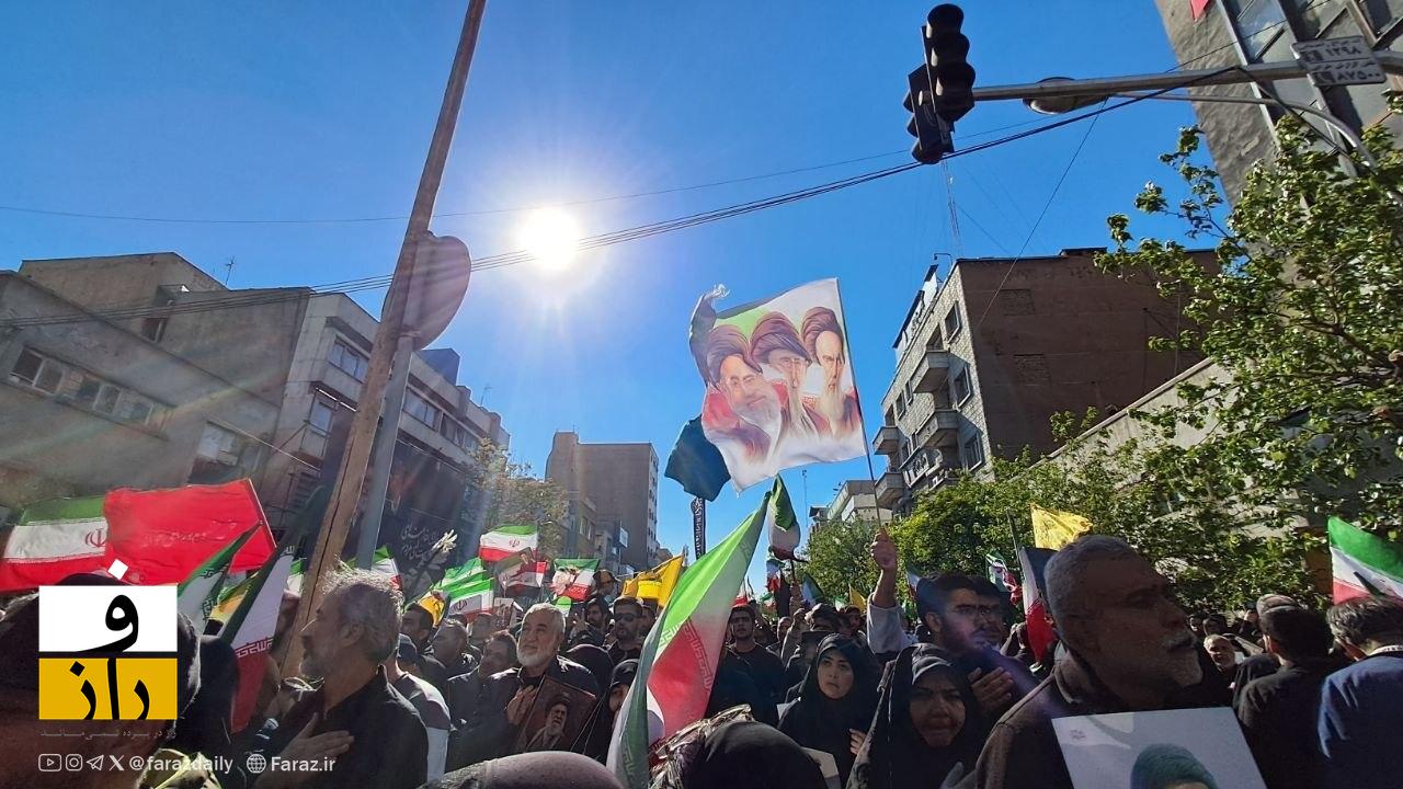 گزارش تصویری از مراسم سوگواری اربعین رهبر شهید