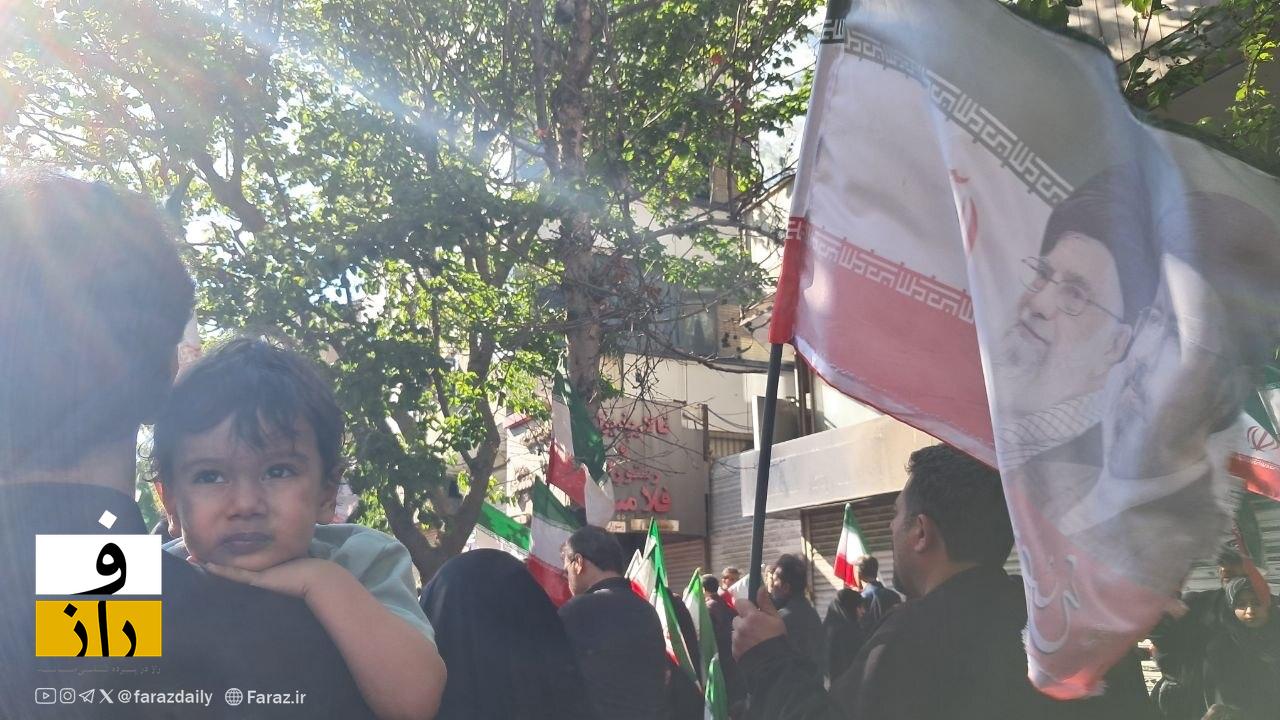 گزارش تصویری از مراسم سوگواری اربعین رهبر شهید