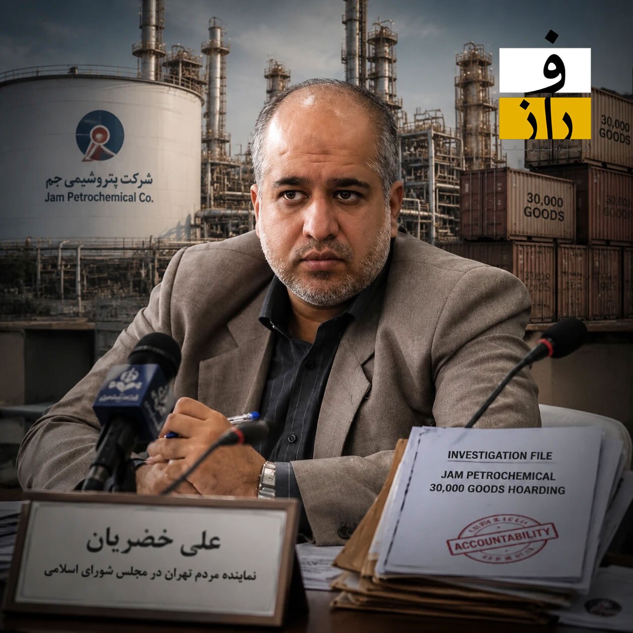 گافهای علی خضریان با یک ادعای عجیب؛ از ناکارآمد دانستن ۱۳ نهاد نظارتی تا بیخبری از قرارداد با چین گافهای علی خضریان با یک ادعای عجیب؛ از ناکارآمد دانستن ۱۳ نهاد نظارتی تا بیخبری از قرارداد با چین