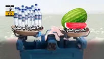صادرات آب به رنگ قرمز