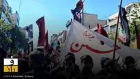 گزارش تصویری از مراسم سوگواری اربعین رهبر شهید