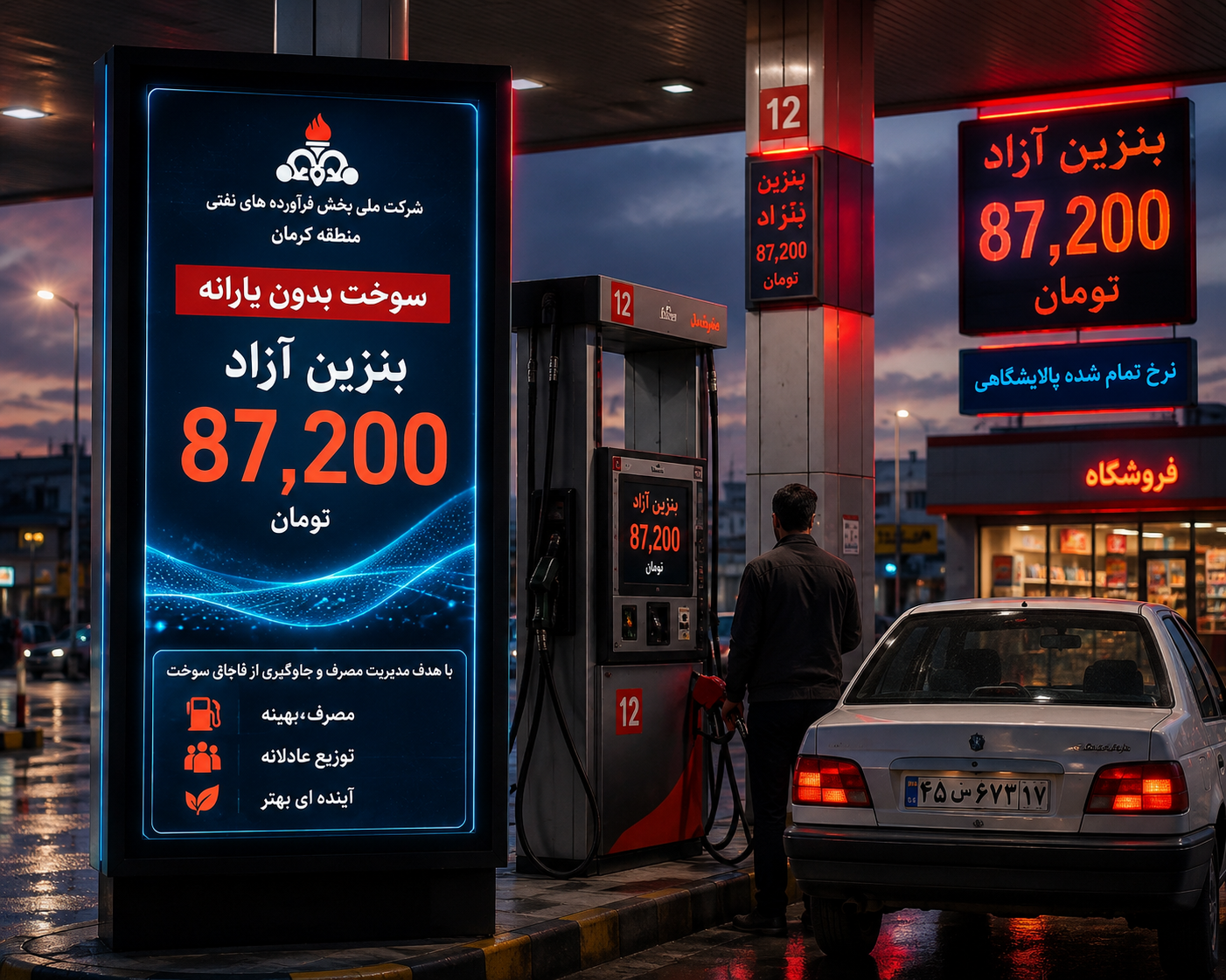 توقف طرح بنزین ۸۷ هزار تومانی؛ عقبنشینی دولت یا بازی روانی؟ توقف طرح بنزین ۸۷ هزار تومانی؛ عقبنشینی دولت یا بازی روانی؟