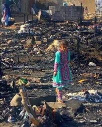 حاشیه نشینان در آتش